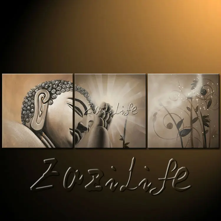 Будда картина Дзен холст стены искусства современный абстрактная живопись