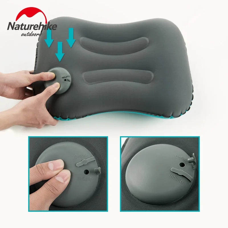 Naturehike Air надувная подушка Сверхлегкий Портативный ручной Пресс Открытый Подушка путешествия подушка для шеи складной походный туристический коврик