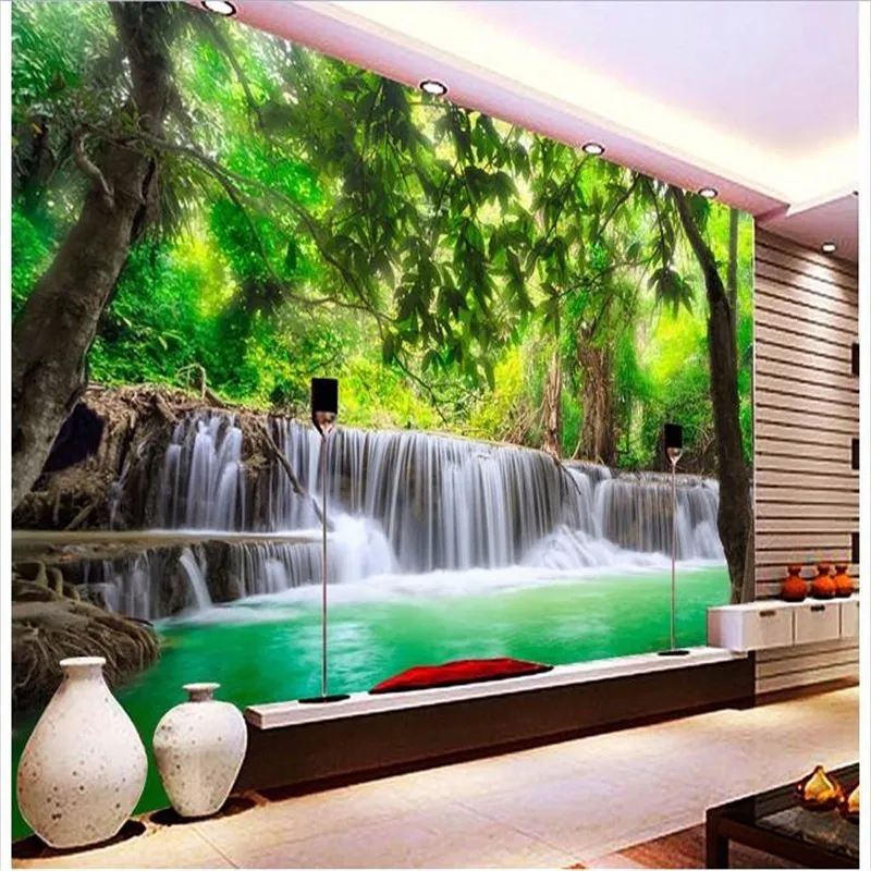 Обои Beibehang для фотосъемки с высоким разрешением 3 d TV обои изображением джунглей