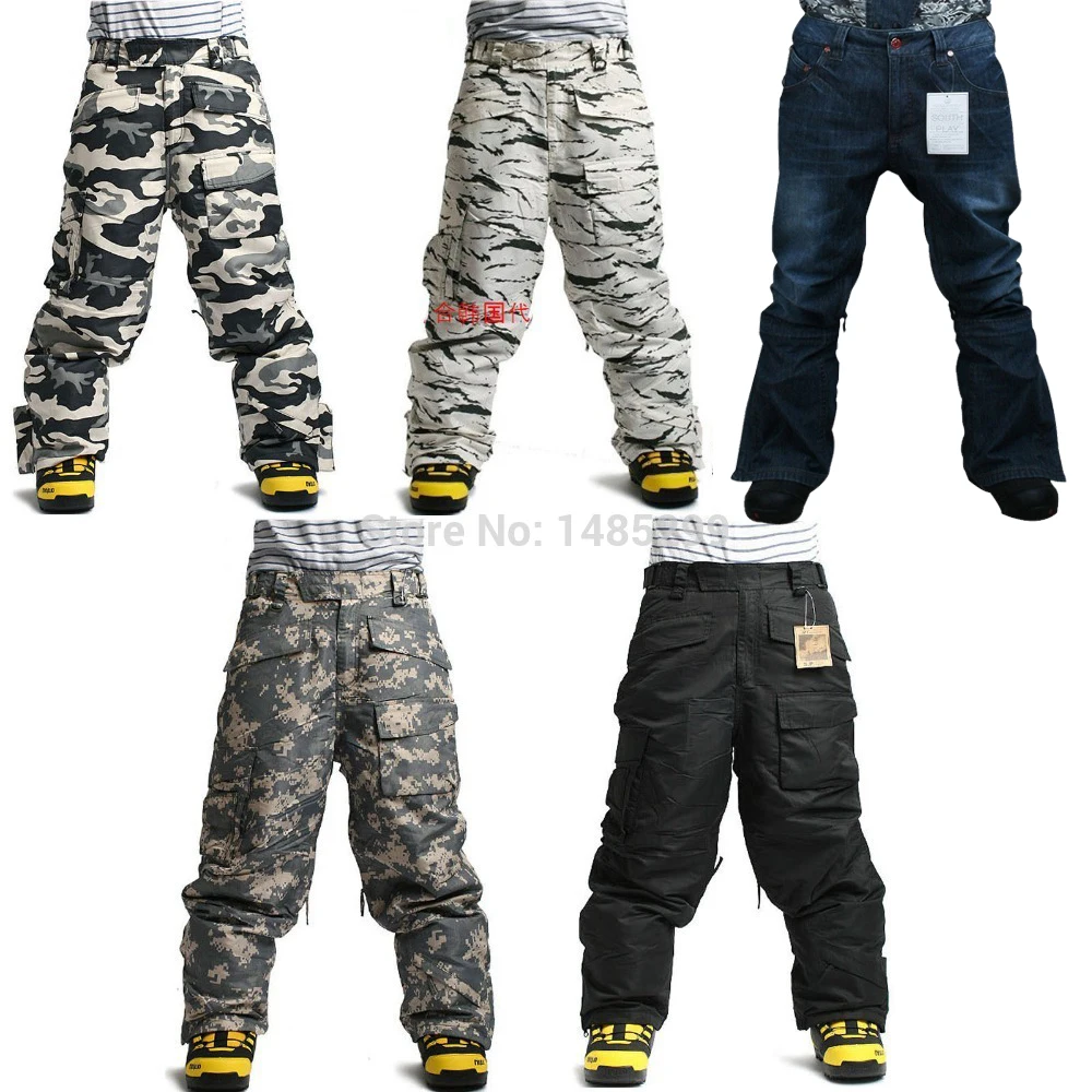 Новая версия зимние водонепроницаемые утепленные военные брюки Southplay 10000 мм|military