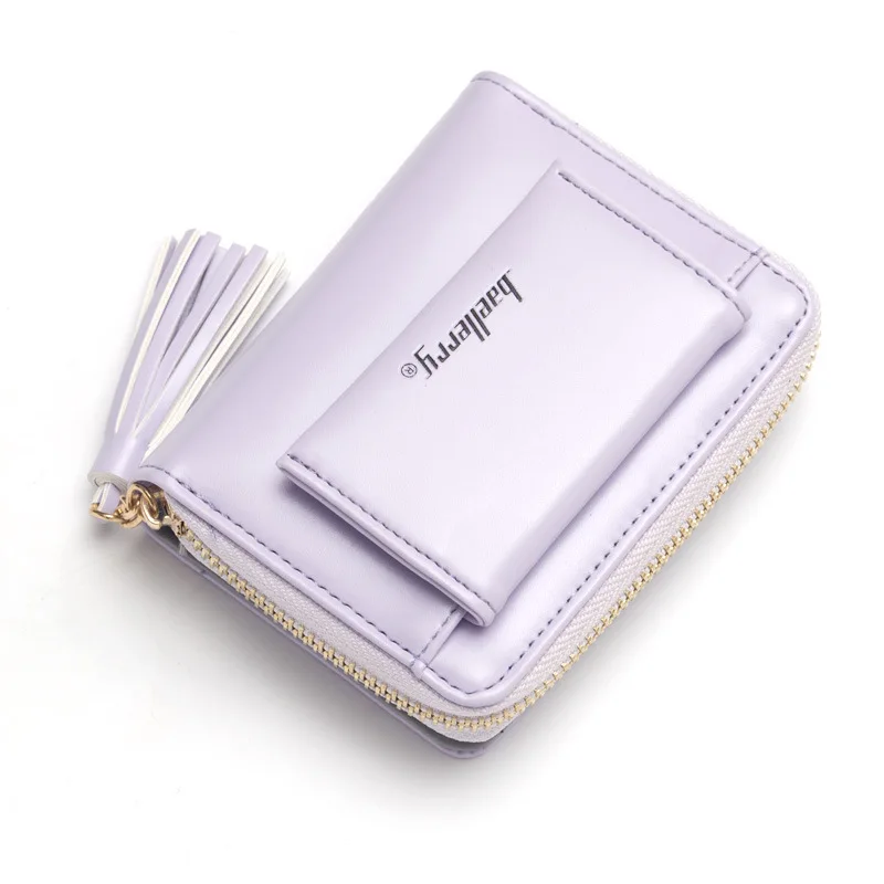 Женские кошельки из искусственной кожи маленький бумажник на молнии с короткой