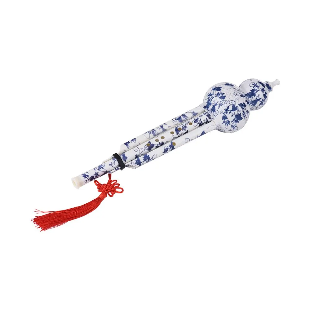 C Key Hulusi Cucurbit Flute Bottle Gourd Китайский традиционный инструмент из полимерного