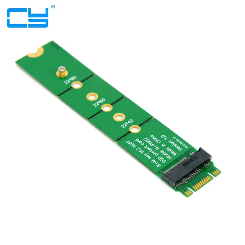 Адаптер расширения PCI-E 2 Lane M.2 B + M key NGFF 42 мм 60 мм 80 мм SSD штекер-гнездо, плата PCBA