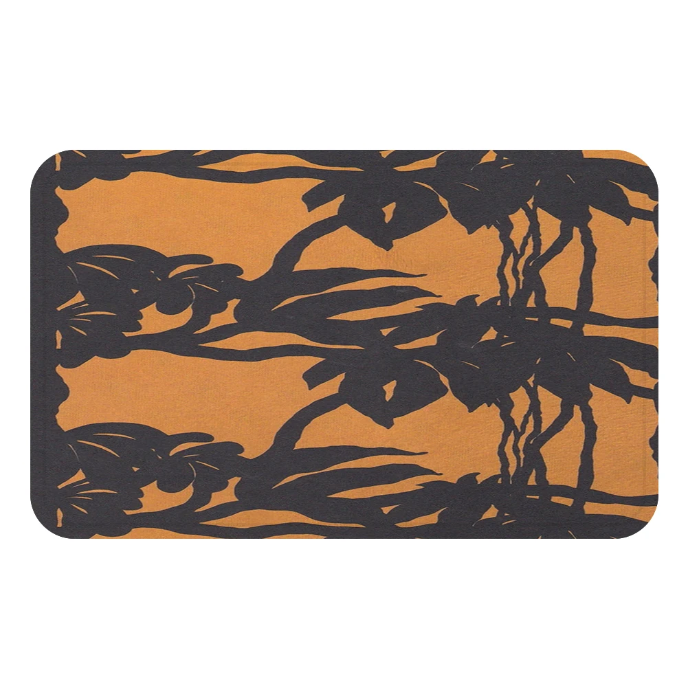 Trees Leaves Flowers Pattern Cool Mat Bath Carpet Decorative Anti-Slip Mats Room Car Floor Bar Rugs Door Home Decor Gift | Дом и сад