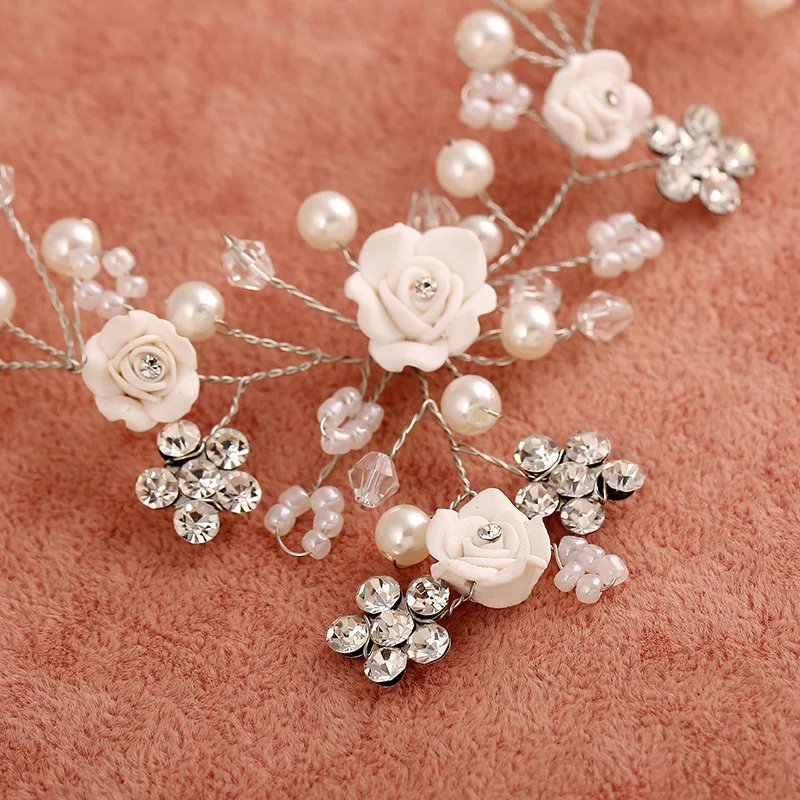 Наборы свадебных украшений из 3 предметов оптовая продажа ожерелье в виде цветка