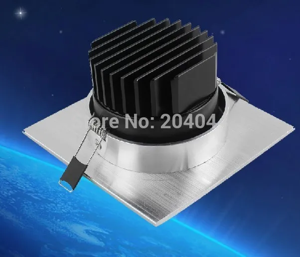 Потолочный светильник 10 шт./лот квадратный светодиодный Cob с Epistar Power Led 500lm Ip20 Oem