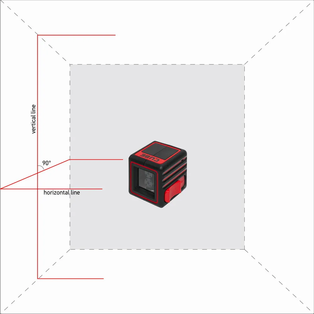 Лазерный уровень автоматический ADA Cube Professional Edition (рабочий диапазон 0 20 м точность