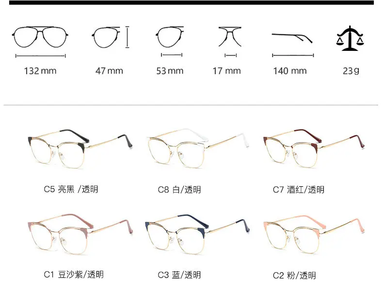 women whtie cat frame light photochromic reading glasses outdoor far and near diopter progressive multi-focus reading mirror FML