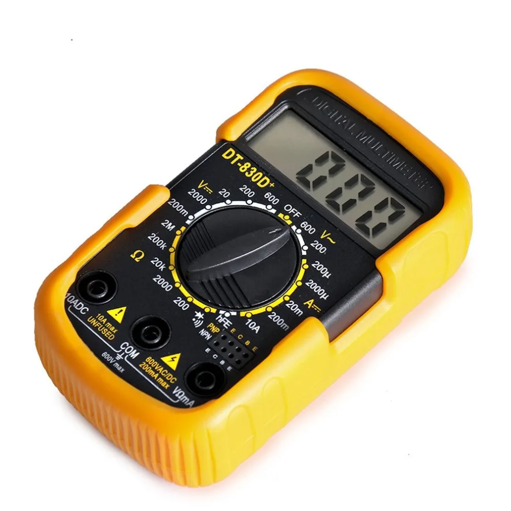 DT830D + мини цифровой мультиметров осциллограф TRMs ручной DSO DDS функция генератор