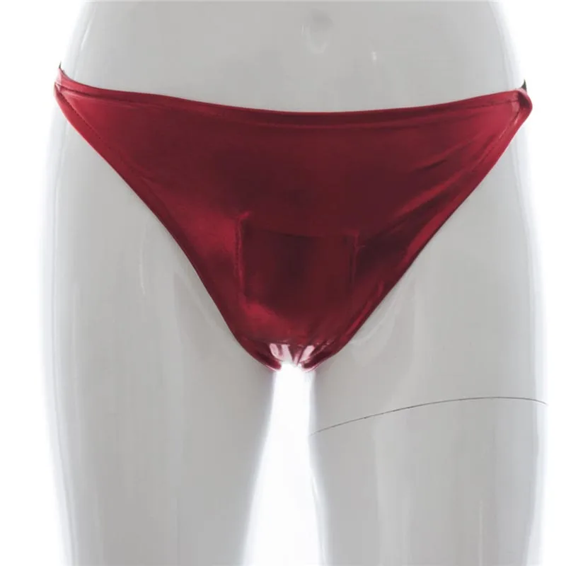 Kinky Wet Look блестящие женские трусики стринги со скрытым карманом Vib бикини нижнее белье наряд