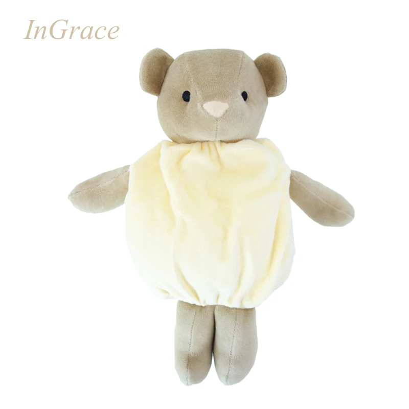 Ingrace мягкие и милые детские куклы супер высокое качество малышей медведь игрушки