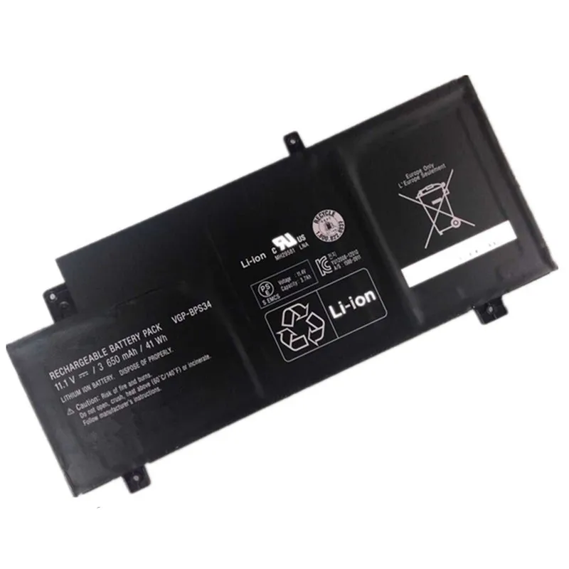 7XINbox 11,1 V 3650 мА/ч, 41Wh VGP-BPS34 BPS34 ноутбук Батарея для Sony для Vaio Fit 15 сенсорный SVF15A1ACXB SVF15A1ACXS акумуляторная батарея