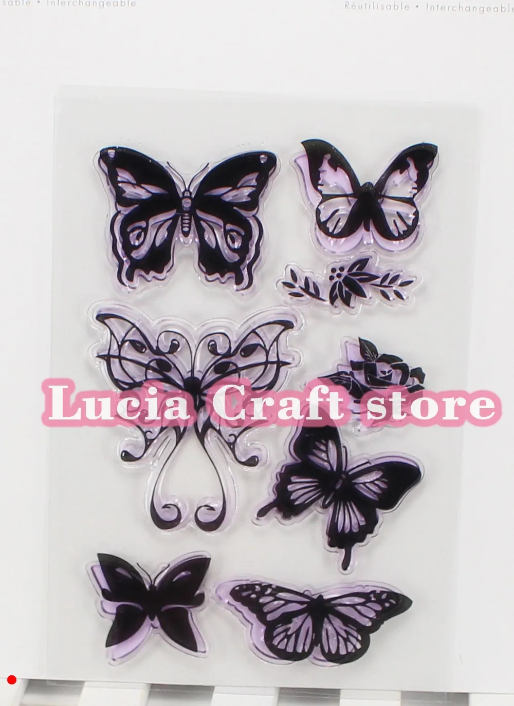 Распродажа! 1 лист/партия прозрачный штамп для скрапбукинга лист|decorative type|decorative