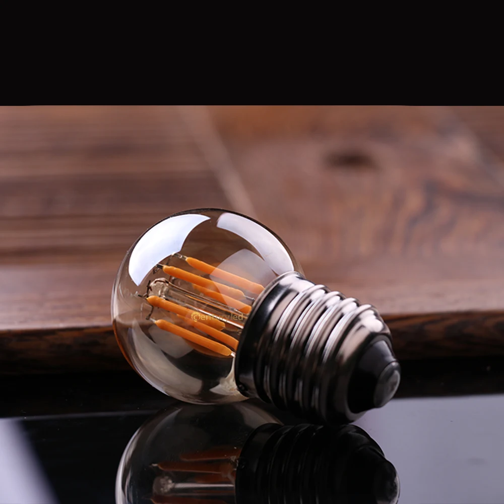 Grensk Edison G40 светодиодный светильник с регулируемой яркостью, 3 Вт, светодиодный мини-светильник с нитью накаливания, сменный светильник для наружного освещения s 2200K E27 220V
