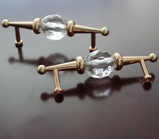 Модная Роскошная прозрачная акриловая мебель декорированная фурнитура Ручка 128