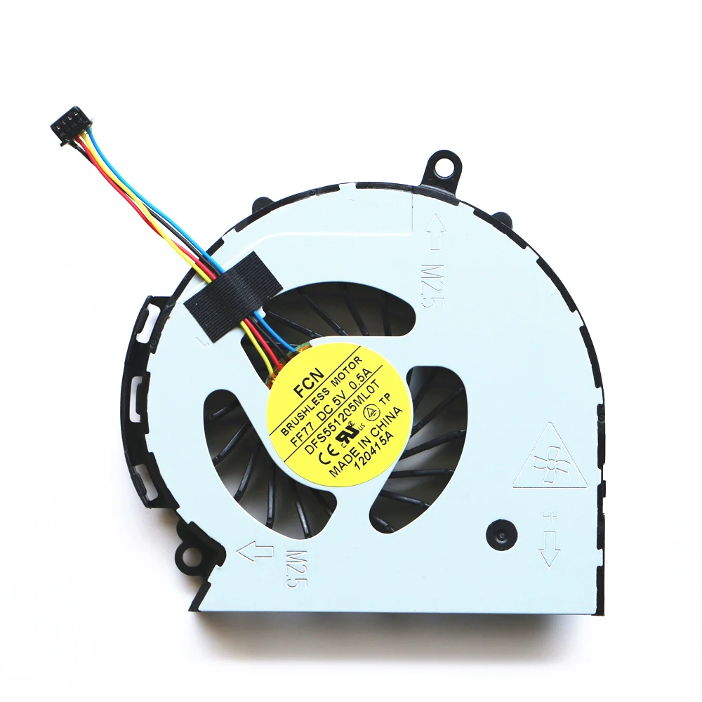 Новый вентилятор ЦП DFS551205ML0T FF77 для HP TPN F112 F113 F114 F115 F116 14 D101TX 747242 001 охлаждения ЦП|cpu