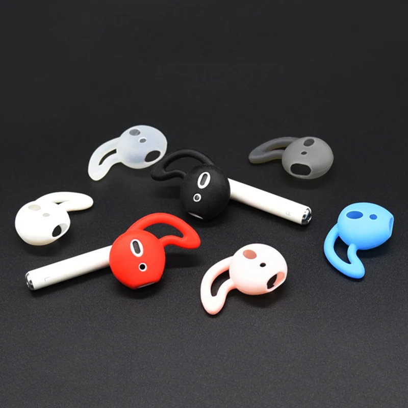Чехол для беспроводной Bluetooth гарнитуры Airpods 2 защитный силиконовый чехол
