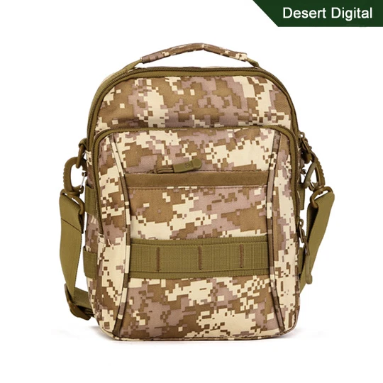 Desert Digital Тактическая охотничья сумка мужская нейлоновая дорожная походная сумка на плечо для верховой езды водонепроницаемая сумка милитари для iPad мини-сумка - Цвет: Desert Digital