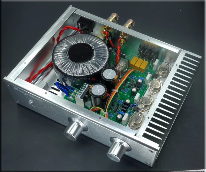Самодельная сборка AC220V 120 + 120W Золотая уплотнительная трубка MJE15024 MJE15025 HIFI HDAM