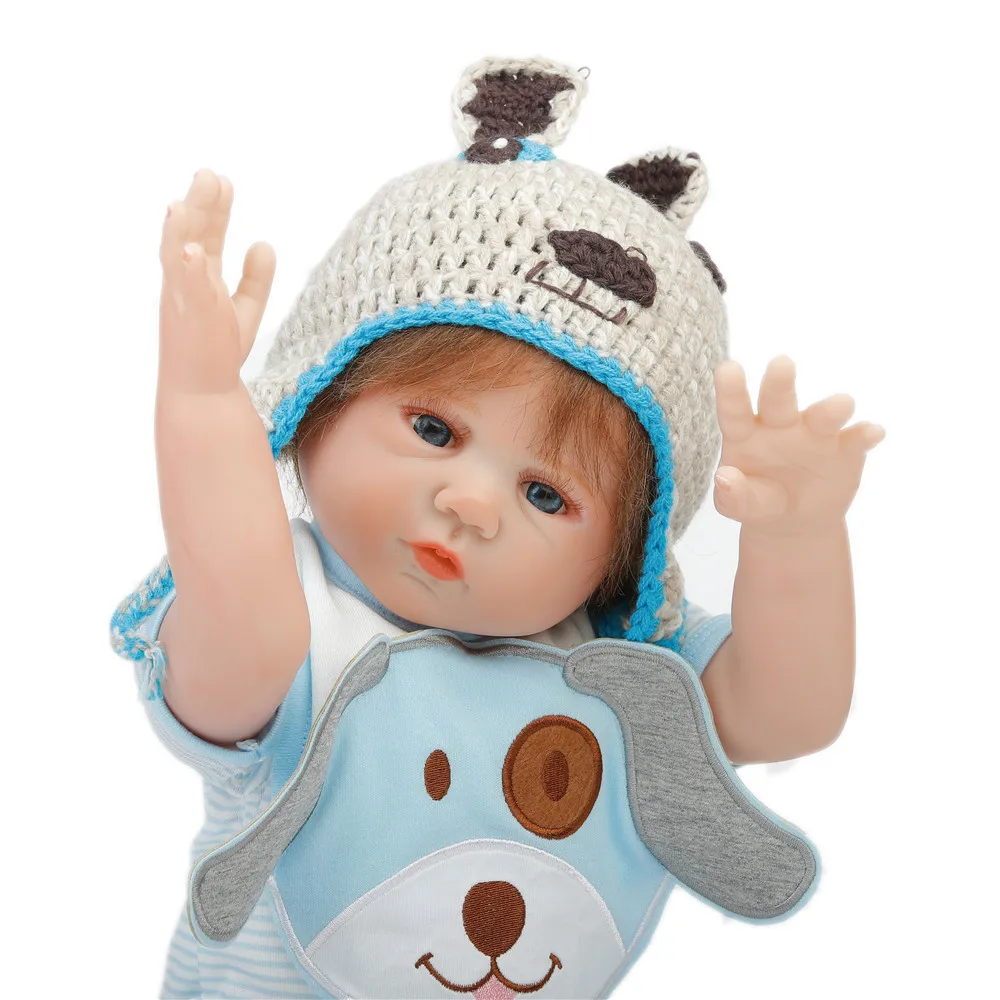SanyDoll 20 дюймов 50 см силиконовые куклы для новорожденных реалистичные милые
