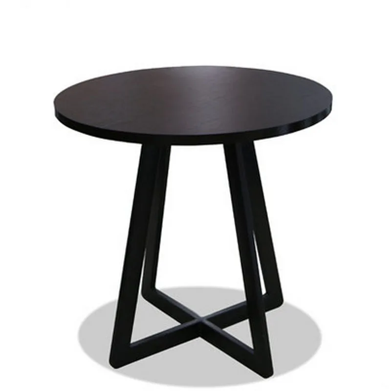 Круглый деревянный обеденный стол DIA70 * H70 см|wood dining table|dining tableround wood table |