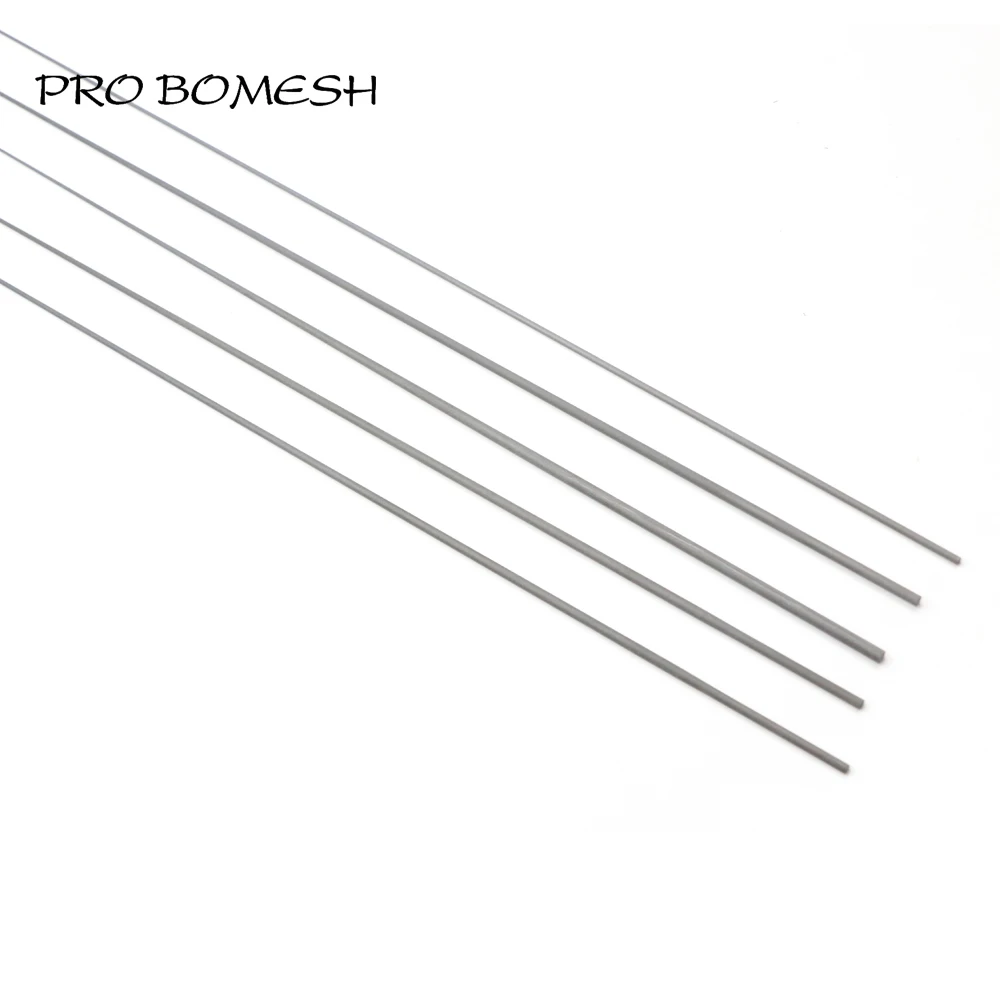 Pro Bomesh 4 шт. цельный карбоновый 25 см-50 см 1 секция наконечник для удочки для ремонта удочки Замена DIY удочки аксессуар Полюс