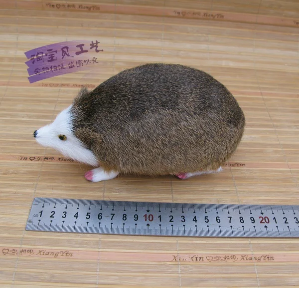 Креативная имитация ежика игрушка из полиэтилена и пуха ёжик кукла с белым лицом