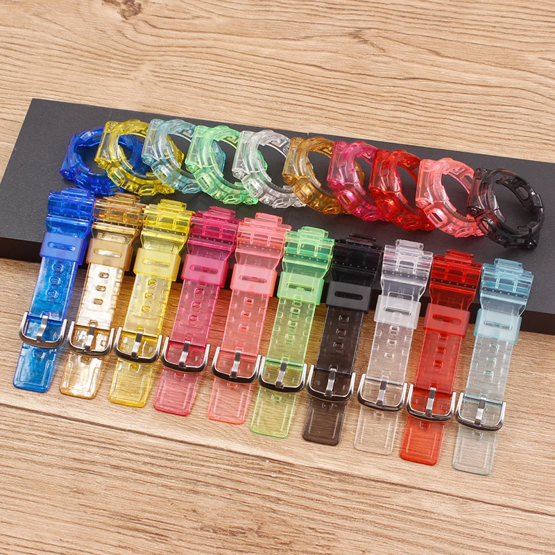 Аксессуары для часов Casio BABY-G BA-110 111 112 120 34A силиконовый резиновый прозрачный чехол