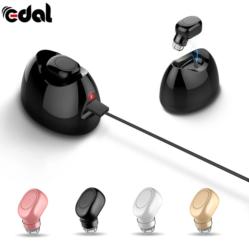 EDAL X11 Мини Bluetooth наушники в ухо беспроводные гарнитура Магнитная Зарядка коробка