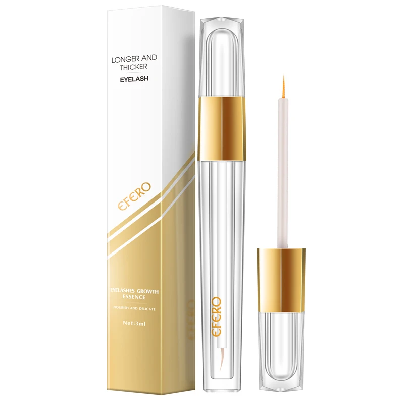 eyelash enhancer Efero усилитель ресниц, полезный макияж, быстрое наращивание ресниц, густая Жидкая Сыворотка для глаз, средство для подтяжки ресниц, натуральный с подарком - Цвет: eyelash enhancer