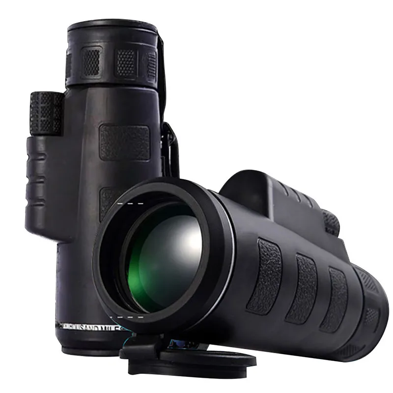 Портативный Открытый 40x60 монокулярный телескоп HD Vision телескопы тактические для охоты, походов, Кэмпинга зум телескоп