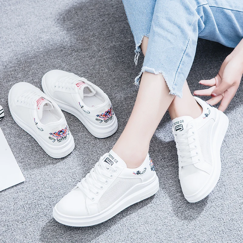 Бесплатная доставка женская повседневная обувь летняя модная дышащие женские