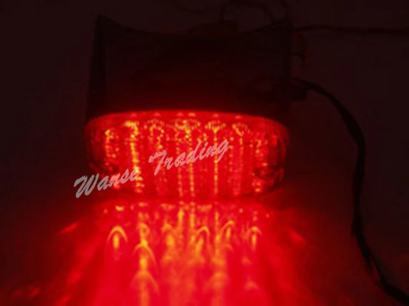 Waase задние тормозные встроенные Сигналы поворота светодиодные лампы дыма для Yamaha Virago XV 700 750 100 1100 XV750 XV1000 XV1100