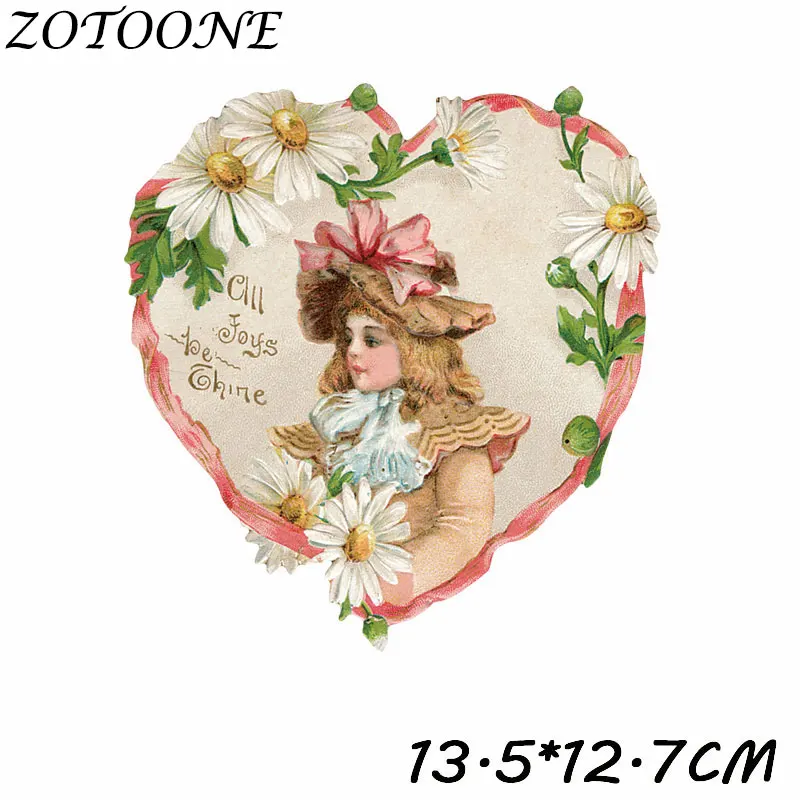 ZOTOONE милые нашивки с ангелом, нашивки с утюгом для одежды, детская одежда, сделай сам, украшения для одежды, железные нашивки с инопланетянами, E - Цвет: 60