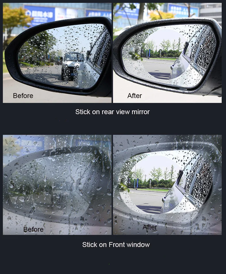 2 шт. Защитная мягкая плёнка для зеркала заднего вида | Автомобили и мотоциклы