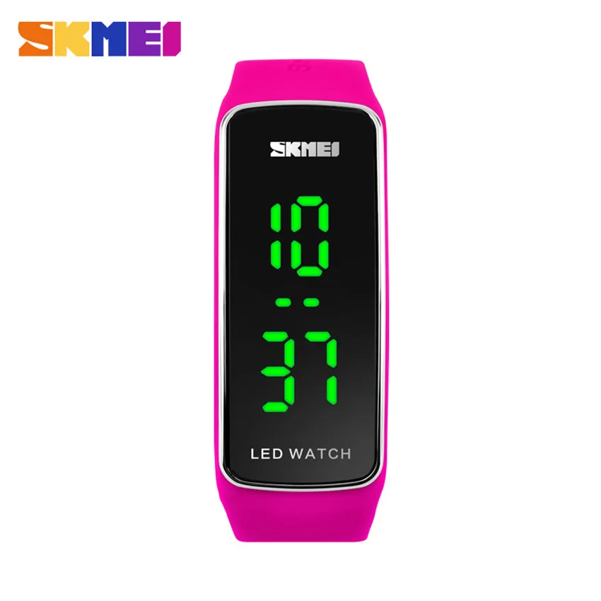Новинка 2019 модные цифровые спортивные часы со светодиодным браслетом и