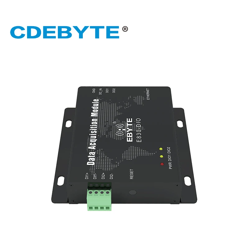 E830-DIO(ETH-2A) Ethernet Digital Signal Acquisition 2 Channel Switch Quantity PLC Modbus RTU Serial Port Server | Мобильные