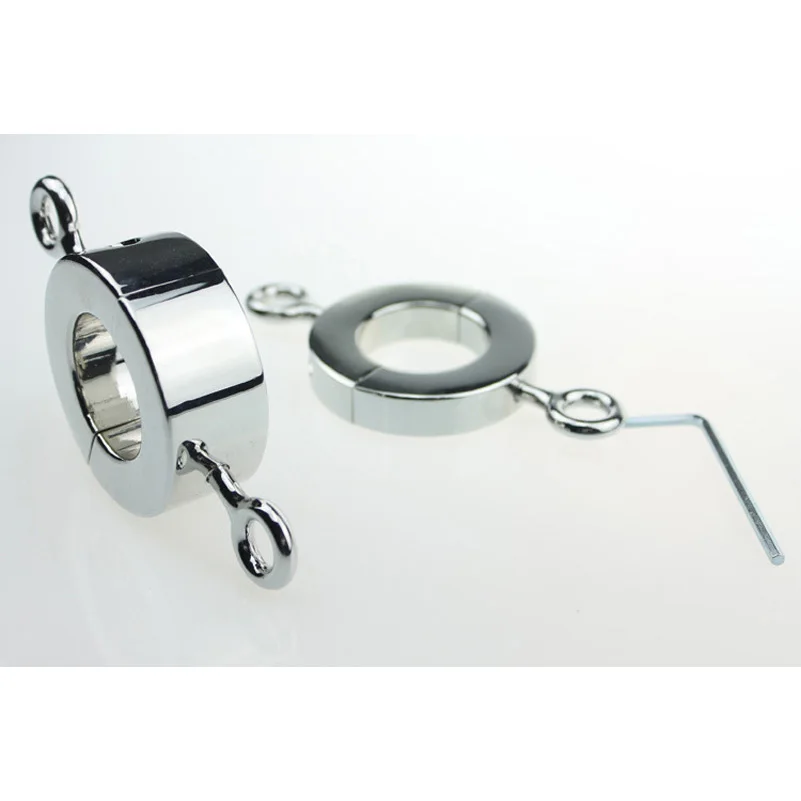 Шарики для яиц подвеска мошонки шарики из нержавеющей стали растяжки кольцо на