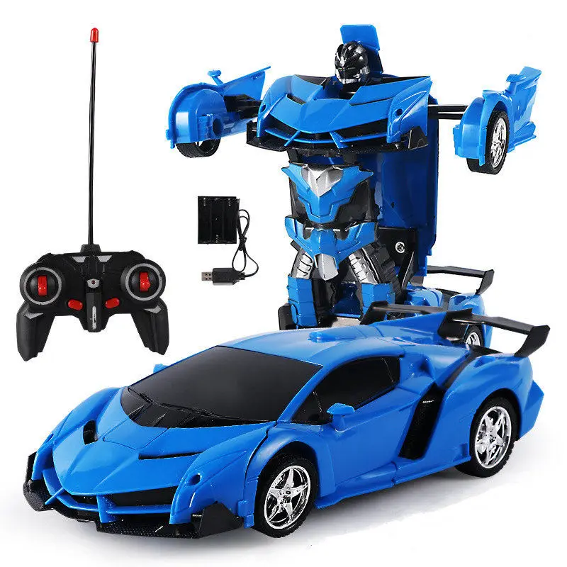 1:18 RC автомобиль Трансформация Роботы спортивный автомобиль модель роботы игрушки Голосовое управление крутая деформационная машина детские игрушки подарок для мальчиков
