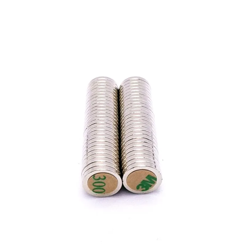 10pcs 3M glue 10/100 шт 12 мм х 2 мм супер сильные круглые Дисковые магниты 12*2 12x2 редкоземельный неодимовый магнит N52 12 мм* 2 с внешним диаметром 12 мм х внутренним диаметром 2 мм магнитный 3 м клей - Цвет: 10pcs 3M glue