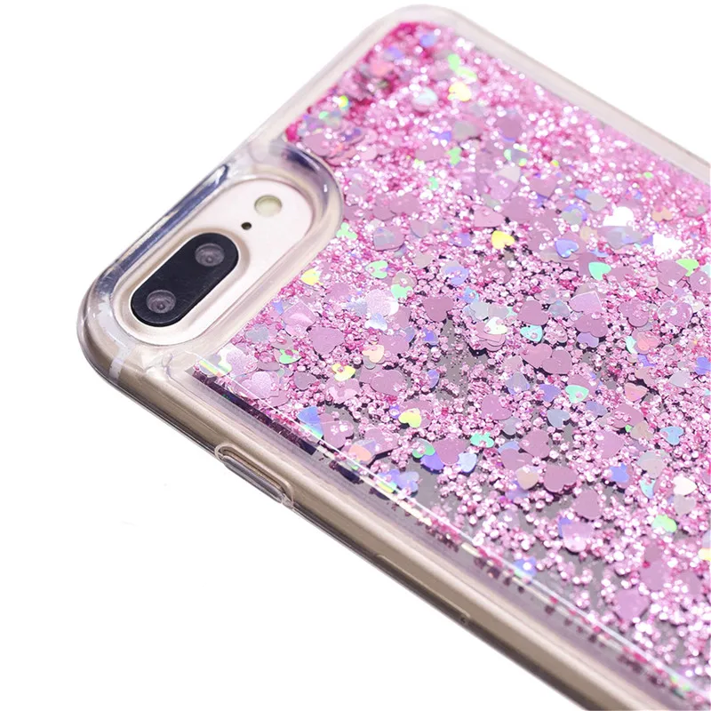 Для iPhone 6s 7 8 плюс Блеск Жидкость зыбучие пески Зеркало чехол для 6 Plus случаях
