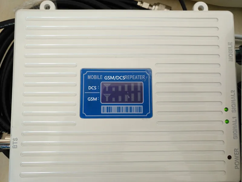 ЖК-дисплей GSM повторитель DCS Celular усилитель сигнала Двухдиапазонный 2G 4G 900 1800MHz