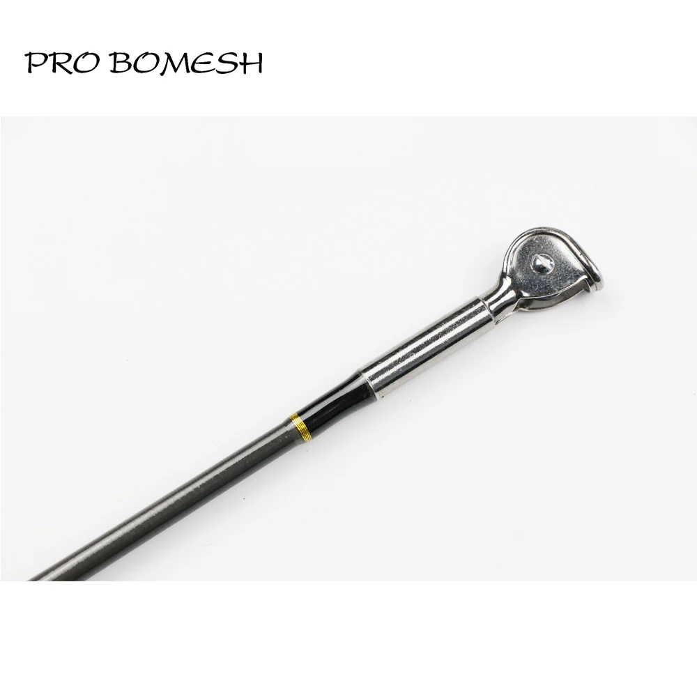 Pro Bomesh 1 шт. 1,8 м 1 секция 211.2lb роликовый наконечник направляющая металлическая катушка сиденье удилище для ловли на блесну глубоководная Удочка лодка удилище