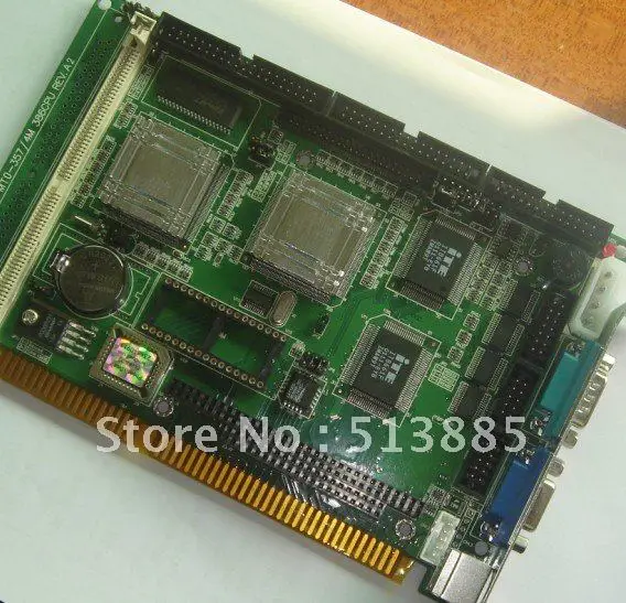 Aaeon SBC 357/4 Промышленная материнская плата полуразмерная ЦП карта с MITE 8661F/ISA