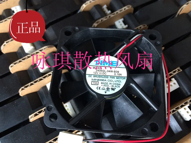 NMB MAT 2406GL 04W B39 T55 DC 12V 0.18A 60x60x15 мм 3 провода Сервер вентилятор охлаждения|Кулеры и