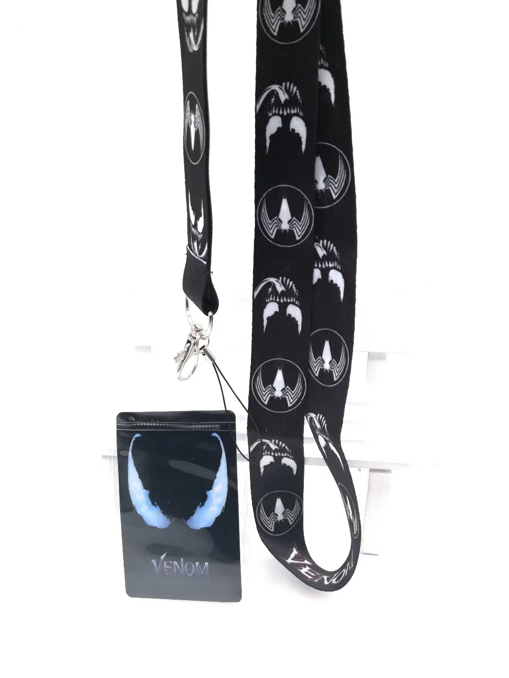 1 шт. Веном шейный ремень Lanyards держатели для карт банк шеи ремень карта идентификатор автомобиля держатели брелок для ключей подарок K55