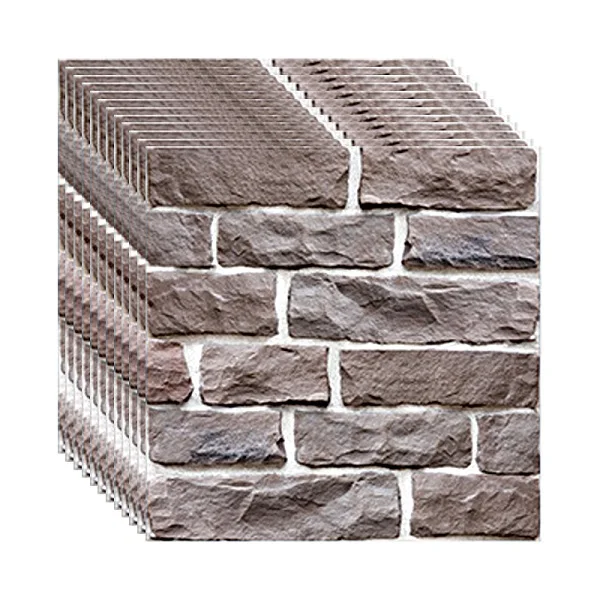 12PCS 30*30 см ПВХ современный кирпич 3D Настенные обои DIY самоклеющиеся обои для гостиной спальни ТВ фон украшение дома - Цвет: 12PCS