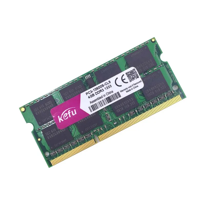 Память KEFU ddr3 4 Гб 2 ГБ 8 1333 дюйма стандартный ноутбук с диаметром so dimm pc3 10600 sdram ОЗУ