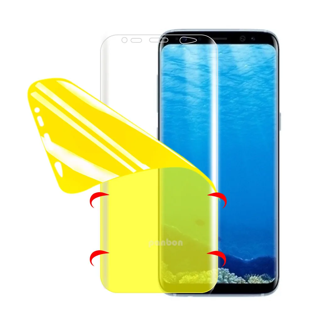 Защитная пленка из ТПУ для Samsung Galaxy Note 8 9 S9 S8 Plus 3D полное покрытие защита экрана на