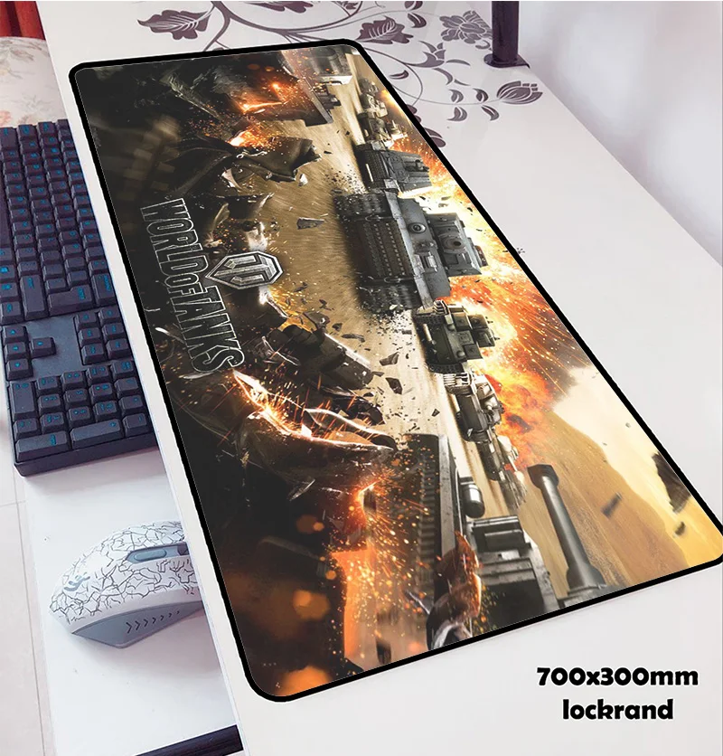 Коврик для мыши World of Tank 700x300x3 мм коврик ноутбук компьютерный игровой геймерский